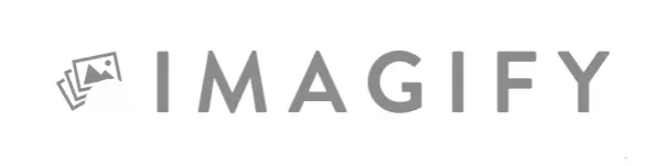 Logo noir et blanc client Imagify