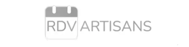 Logo noir et blanc client RDV Artisans